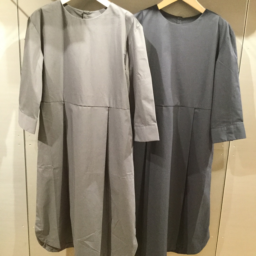 無印良品　新品服　まとめ売り　業者向け　ワンピース　クルーネックシャツ 婦人 強撚 シアー長袖シャツワンピース | 無印良品