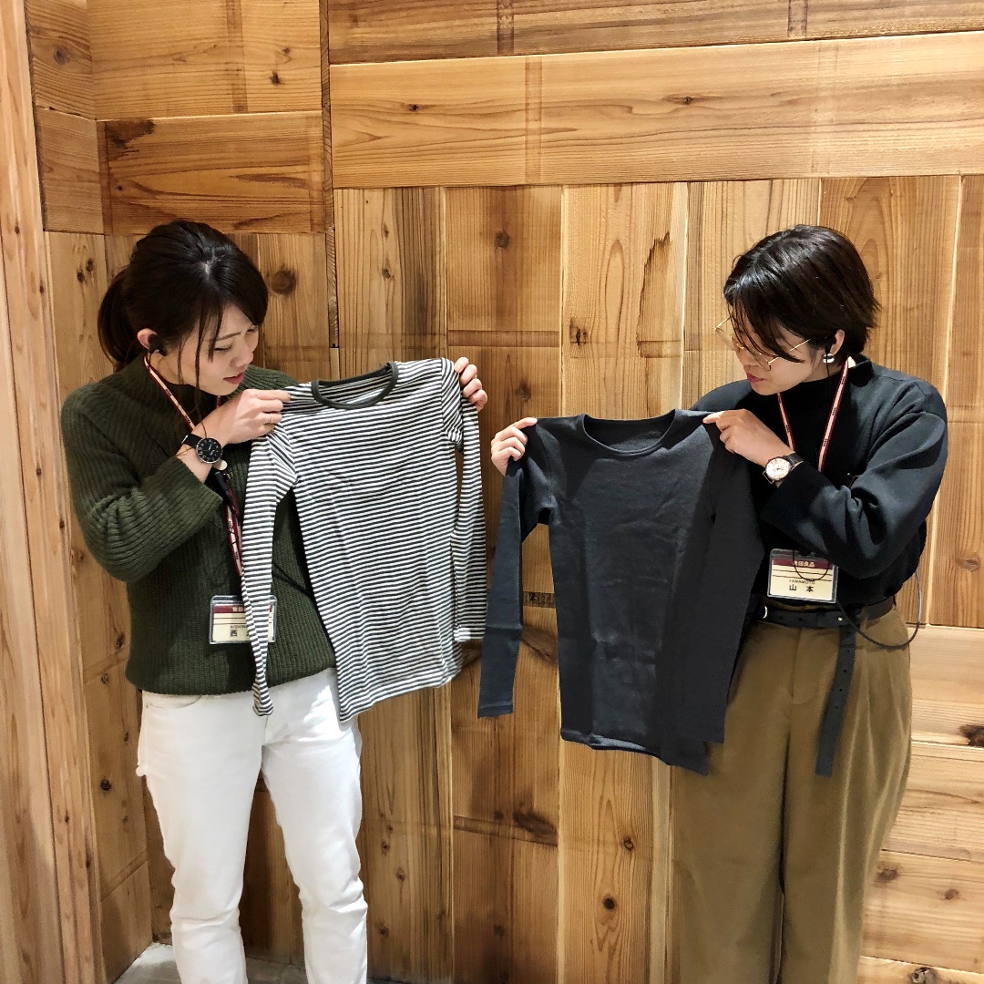 あったかインナーでぽかぽかに スタイリングアドバイザー 無印良品 イオンモール堺北花田