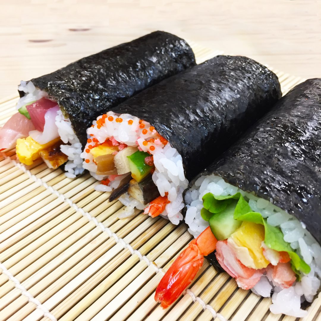 節分の恵方巻 みんなでそろって福笑い 無印良品 イオンモール堺北花田