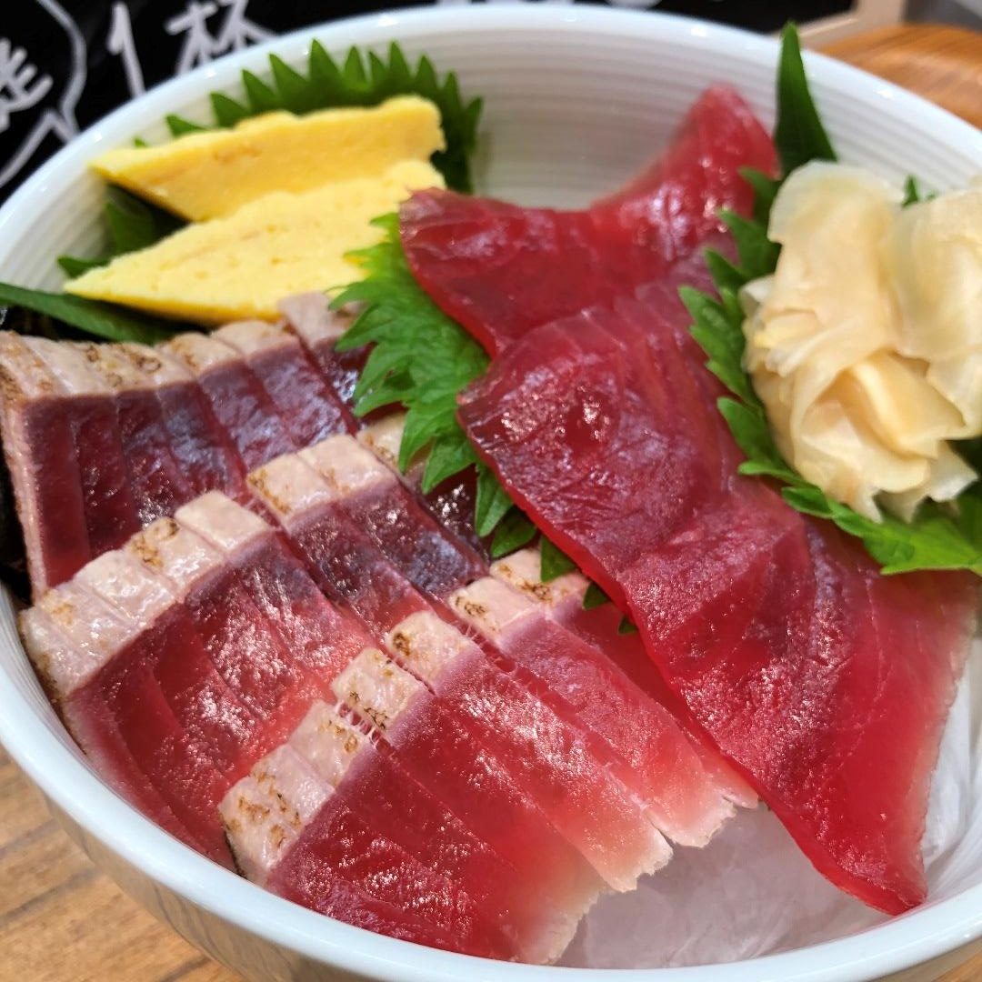 透き通った綺麗な鮪の日替わり海鮮丼 無印良品 イオンモール堺北花田