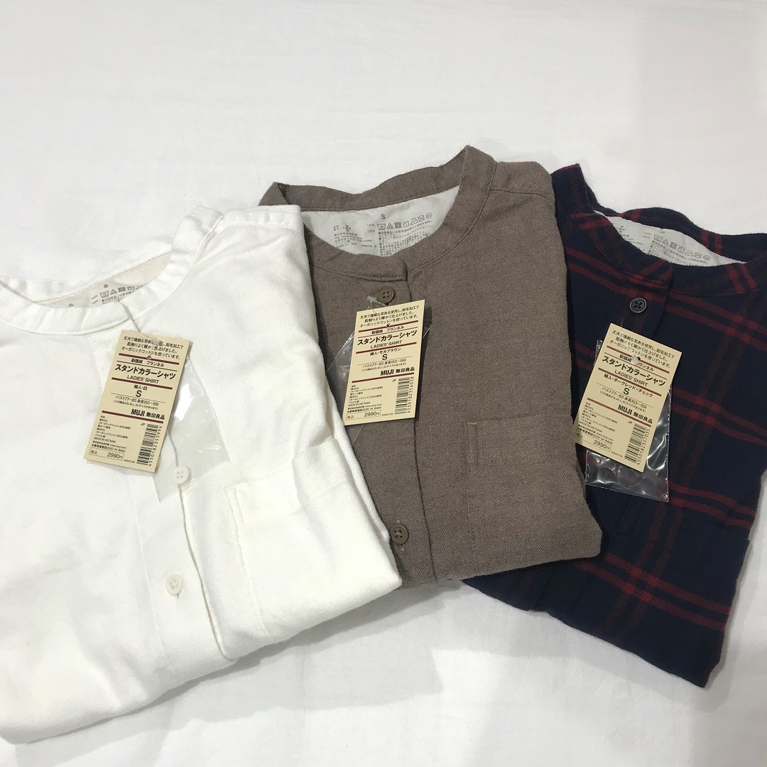 黒崎メイト 新疆綿フランネルシャツ スタッフのおすすめ 無印良品