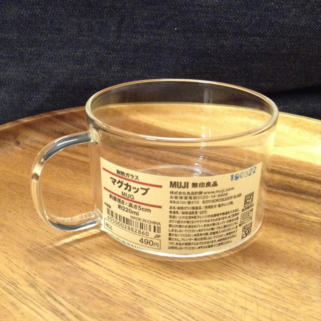 させぼ五番街 涼しげな耐熱ガラスのカップ スタッフのおすすめ 無印良品